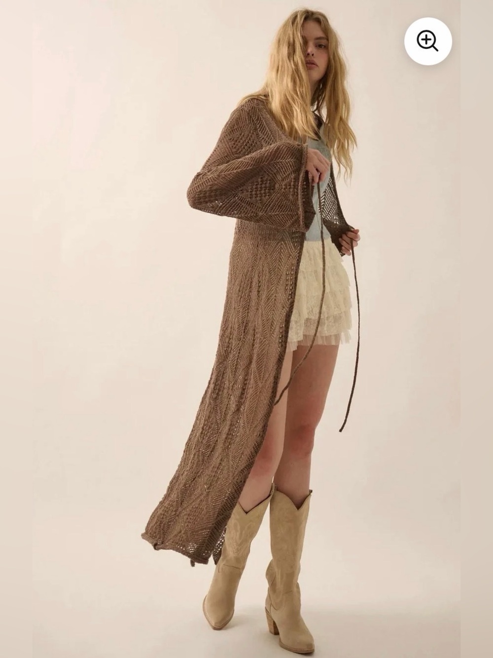 Oakley Mocha Knit Maxi Cardigan
